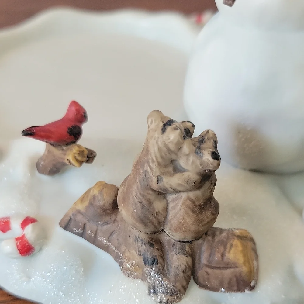 PartyLite P8635 Reindeer Pillar Candle Holder